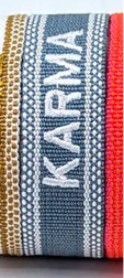 Woven Slogan Bracelet