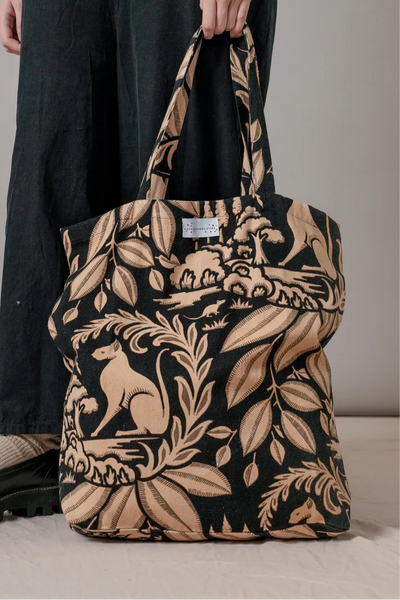 Sphinx Black Canvas Bag