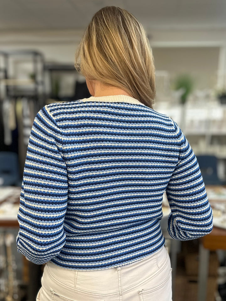 Byoung Blue Stripe Magio Jumper