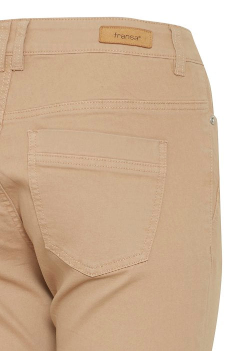 Fransa Taupe Fotwill Capri Pants