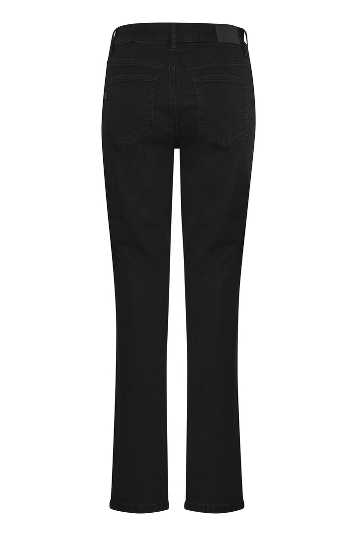 Pulz Black Emma Straight Jeans