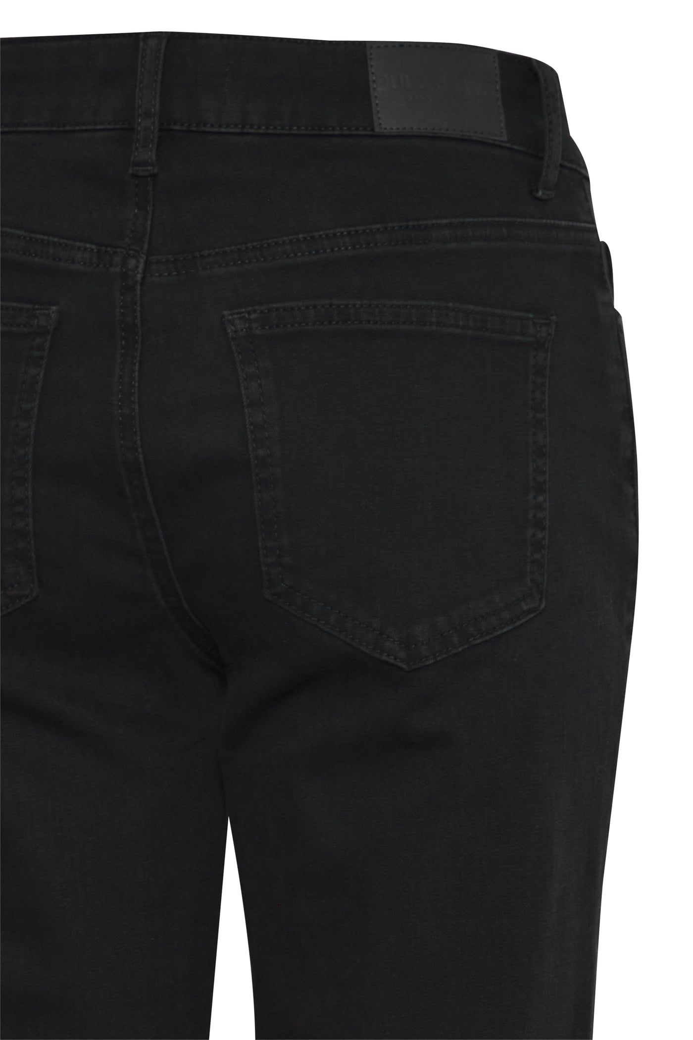 Pulz Black Emma Straight Jeans