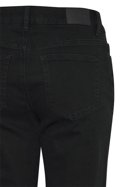 Pulz Black Emma Straight Jeans