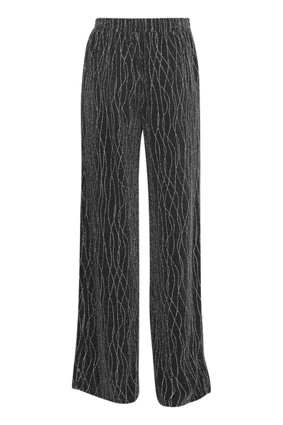 Pulz Silver Lurex Hazel Trousers