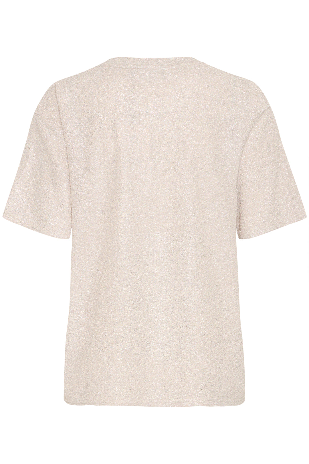 Pulz Metallic Silver Glitter T-Shirt