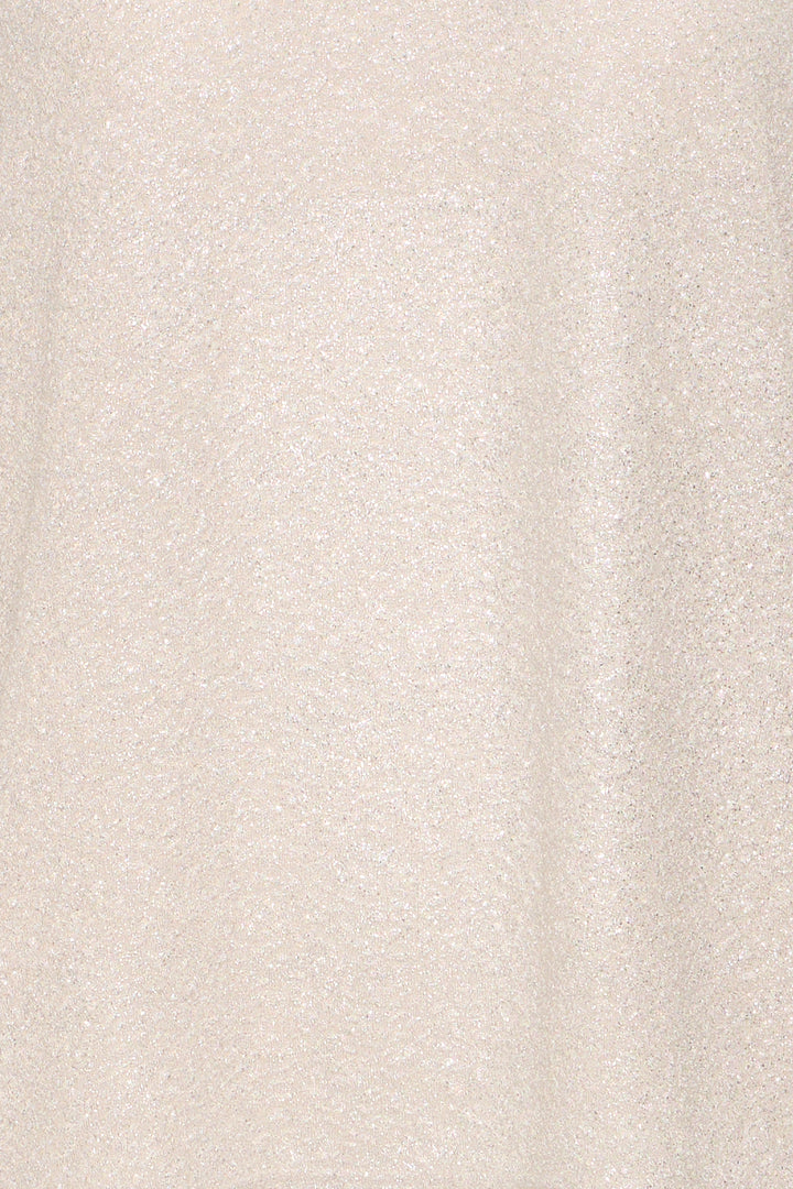 Pulz Metallic Silver Glitter T-Shirt