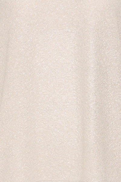 Pulz Metallic Silver Glitter T-Shirt