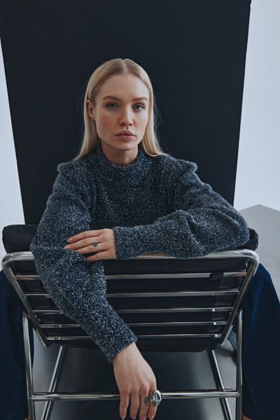 Pulz Sparkly Fluffy Blair Jumper