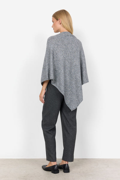 SC Grey Lurex Viana Poncho