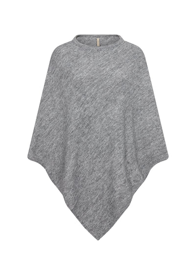 SC Grey Lurex Viana Poncho