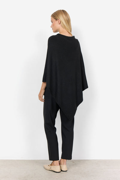 SC Black Lurex Viana Poncho