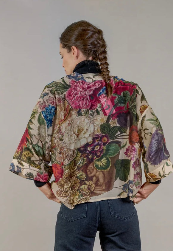 Stone Primula Kimono