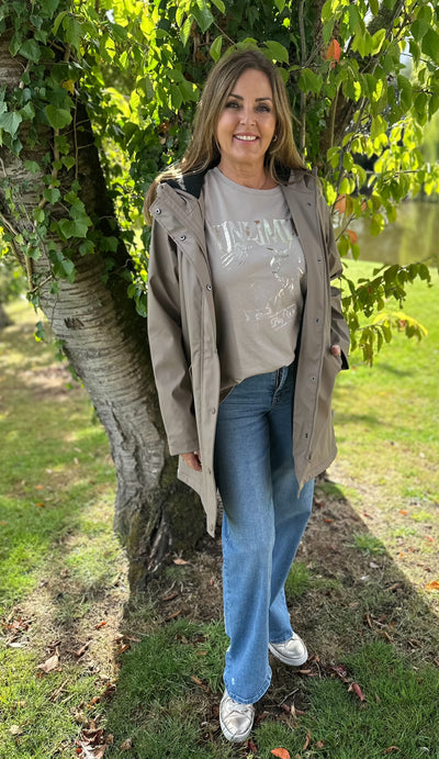 ONLY Walnut Sally Raincoat