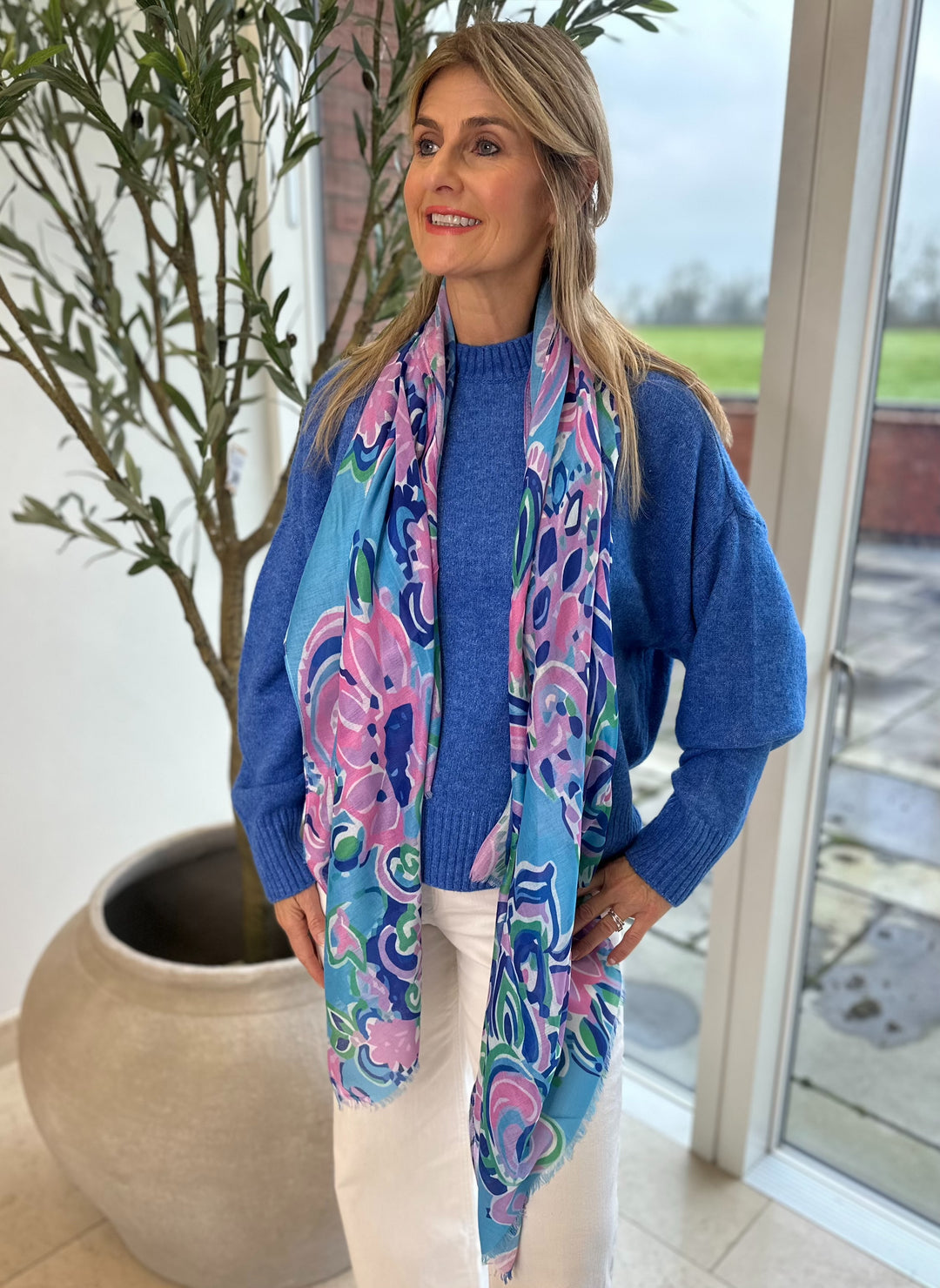 Vero Moda Blue Boom Knit