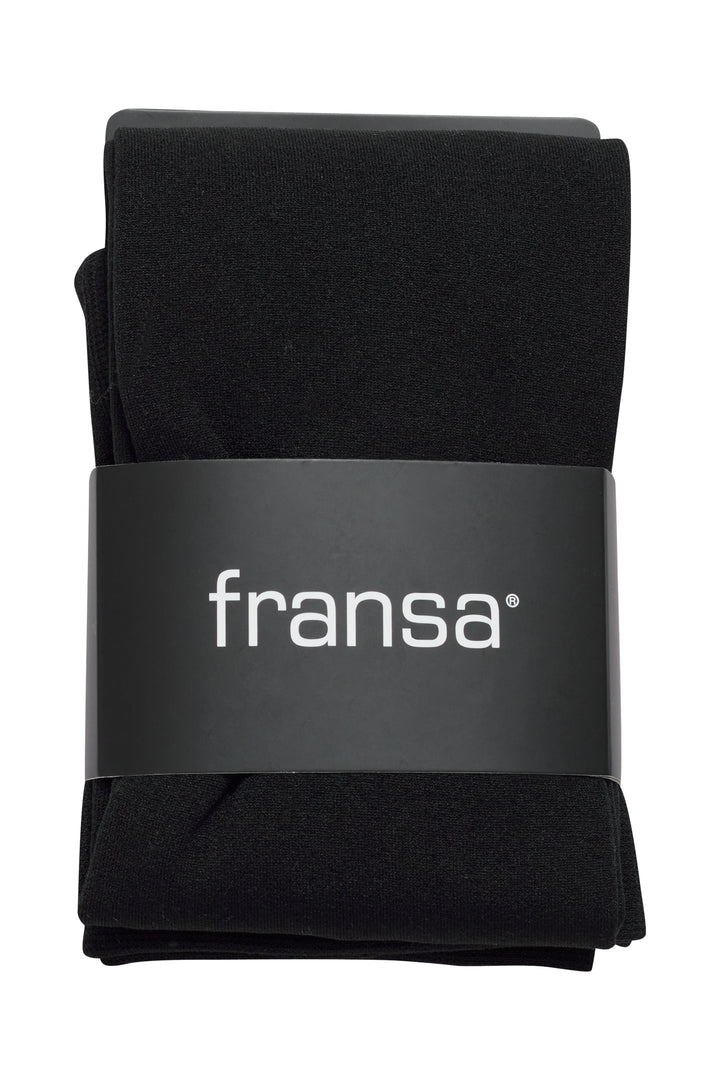 Fransa Black Winter Stockings