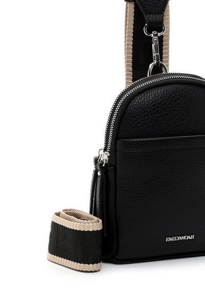 Black Elena Cross Body Bag