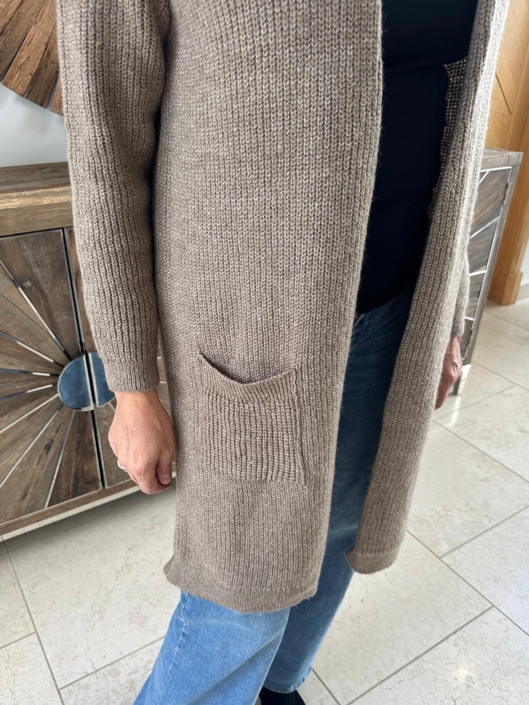 ONLY Caribou Knit Mid Cardigan