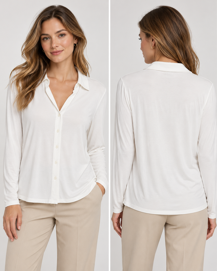 Fransa White Amy Shirt