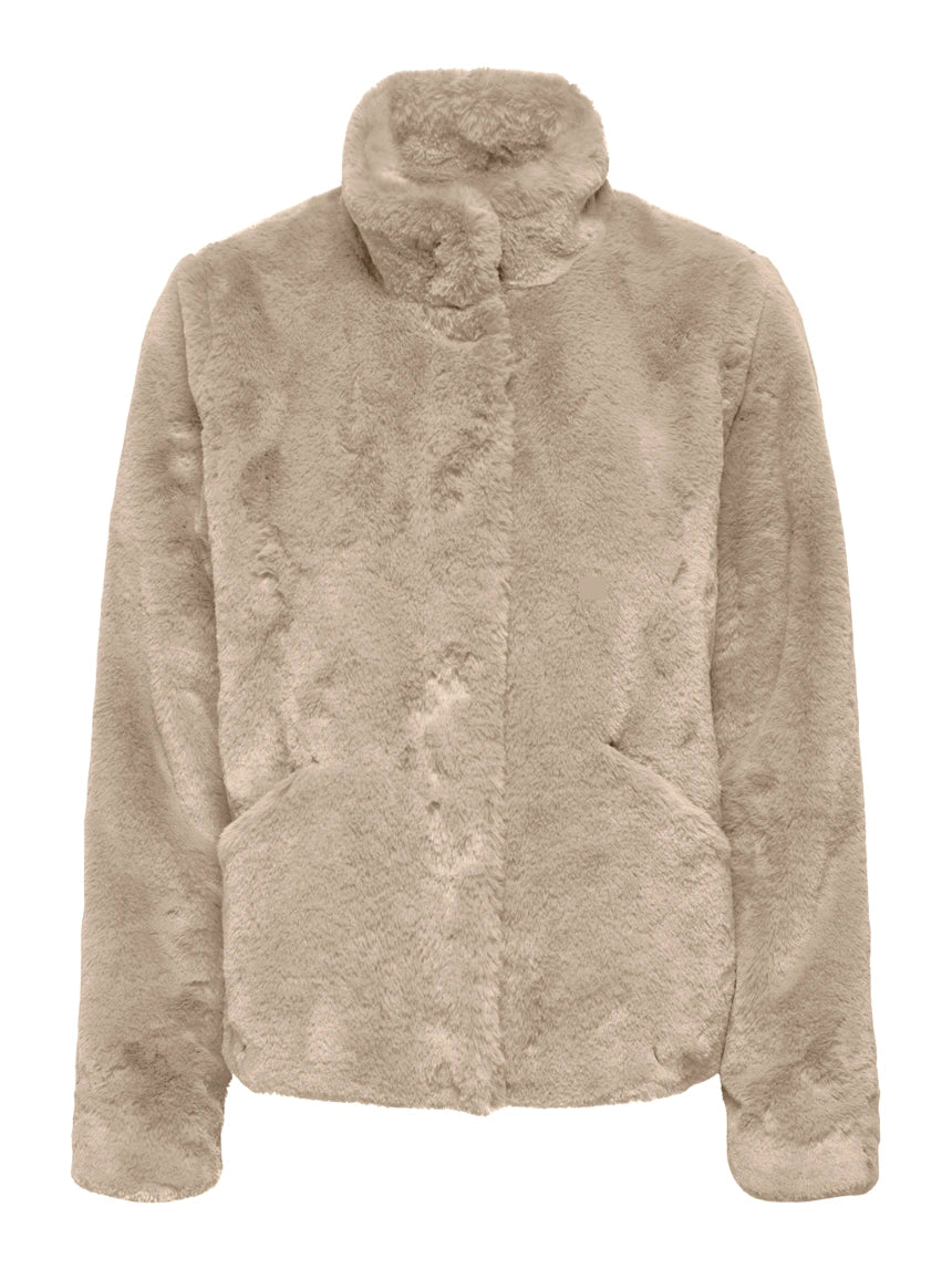 ONLY Hummus Faux Fur Jacket