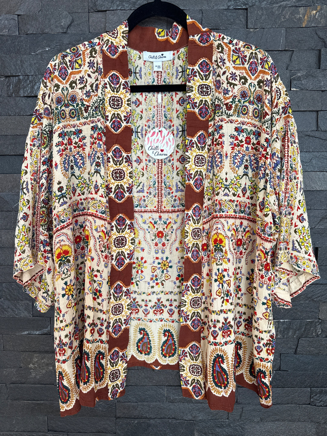 Boho Paisley Kimono
