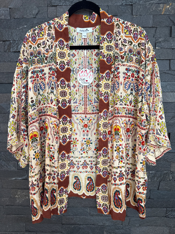 Boho Paisley Kimono
