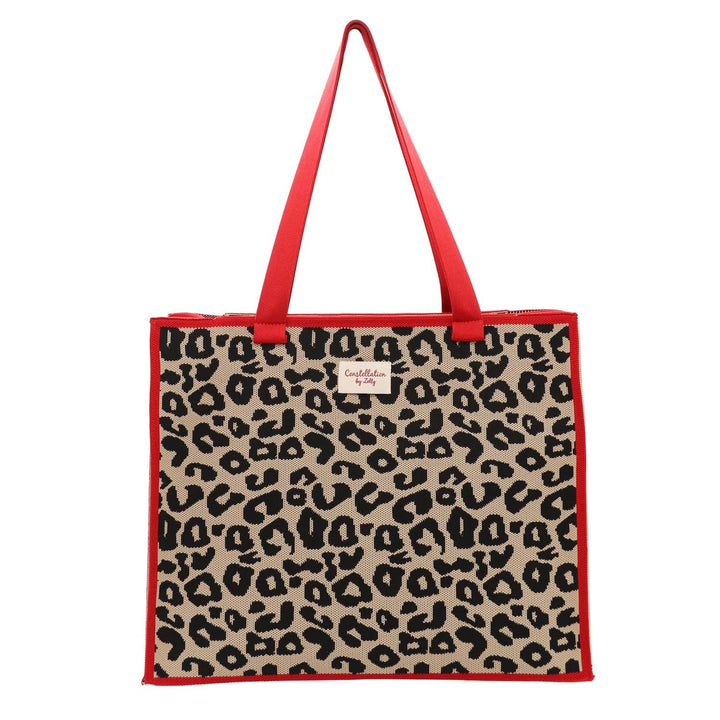 Zelly Leopard Tote Large