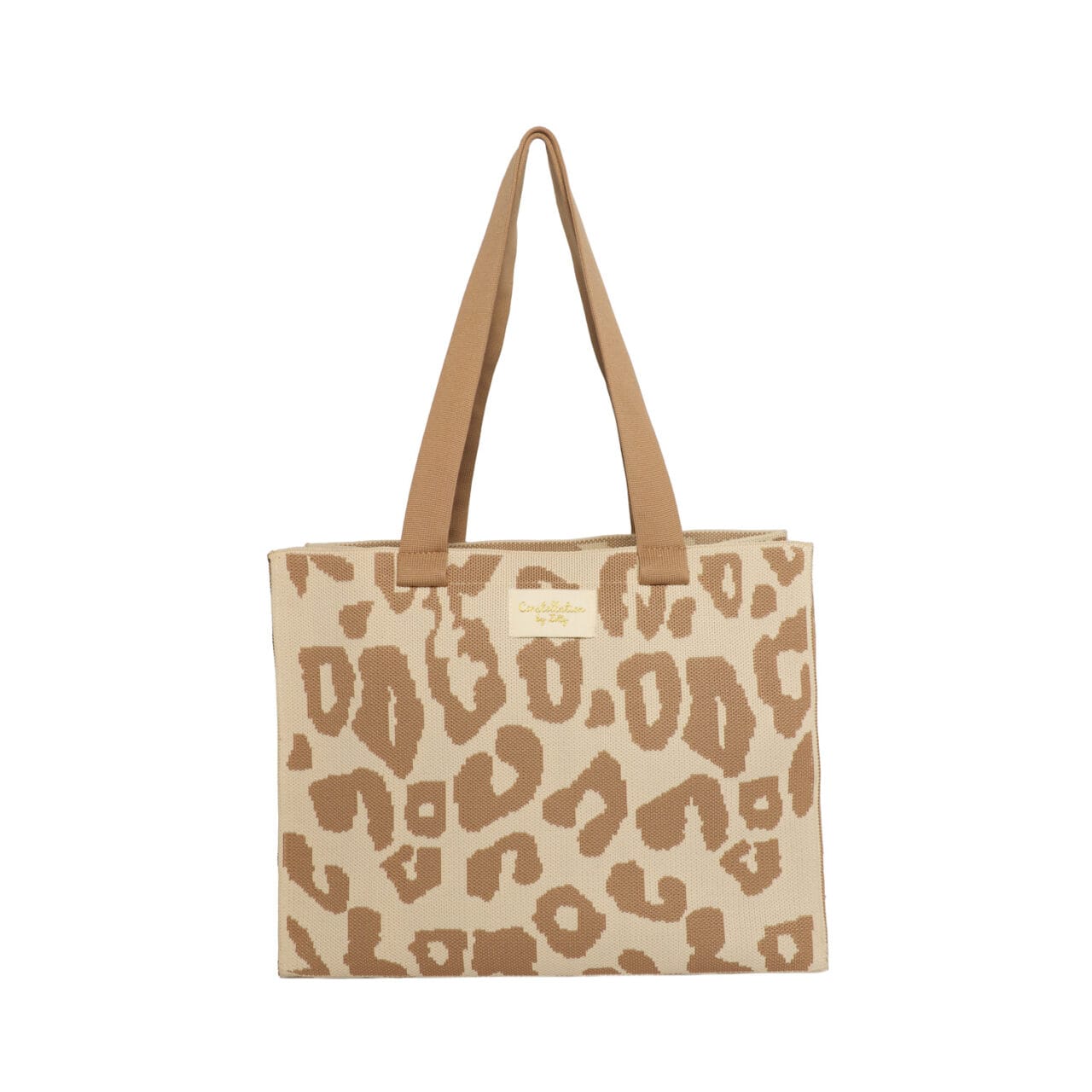 Neutral Leopard Tote Bag