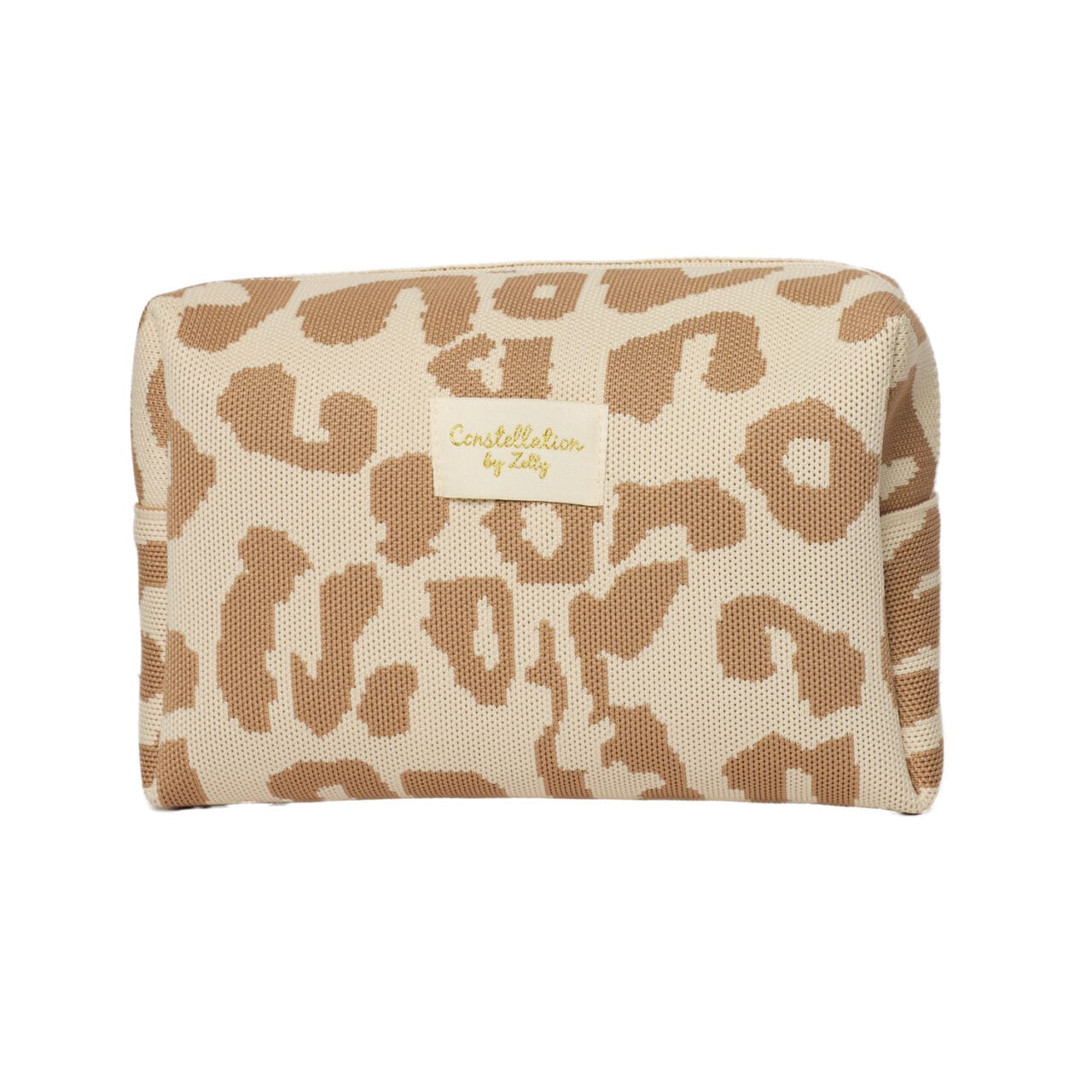 Neutral Leopard Pouch
