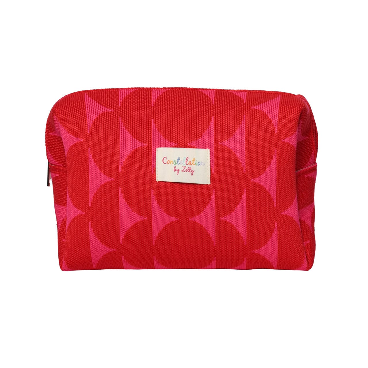 Pink & Red Patterned Pouch