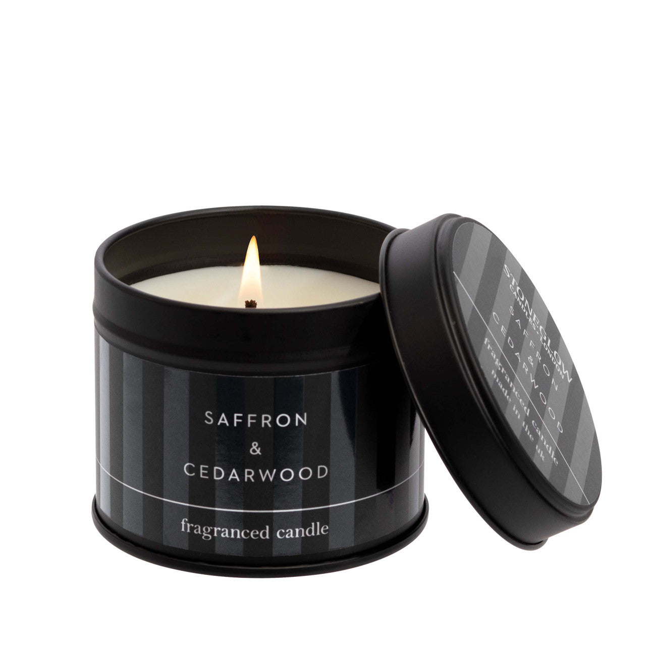 Saffron & Cedarwood Candle Tin