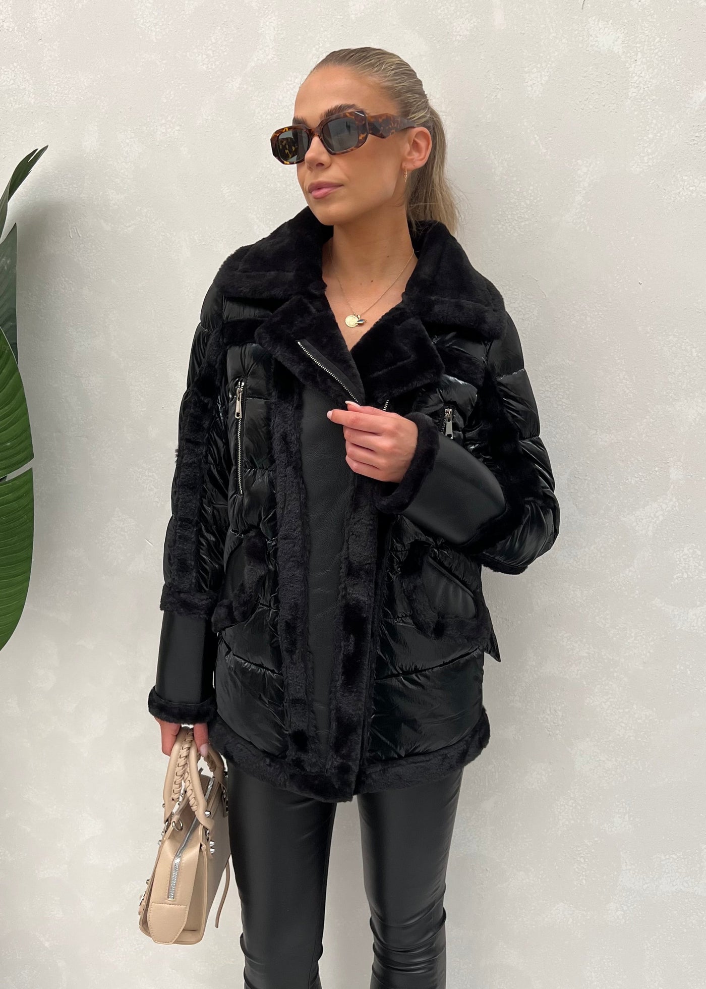 Black Amelie Coat