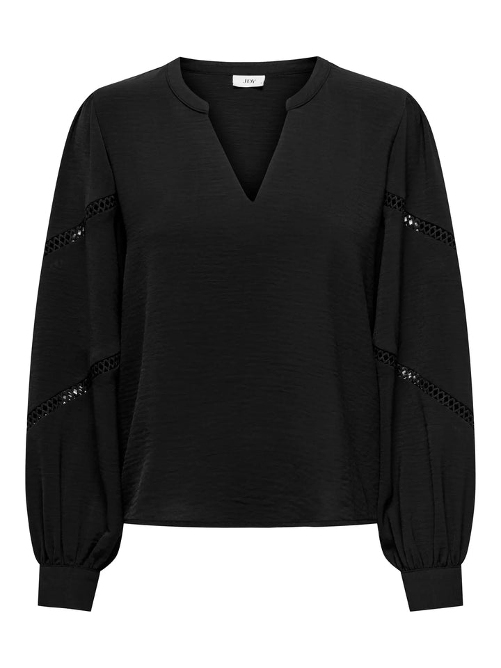 JDY Black Cut Out Sleeve Blouse