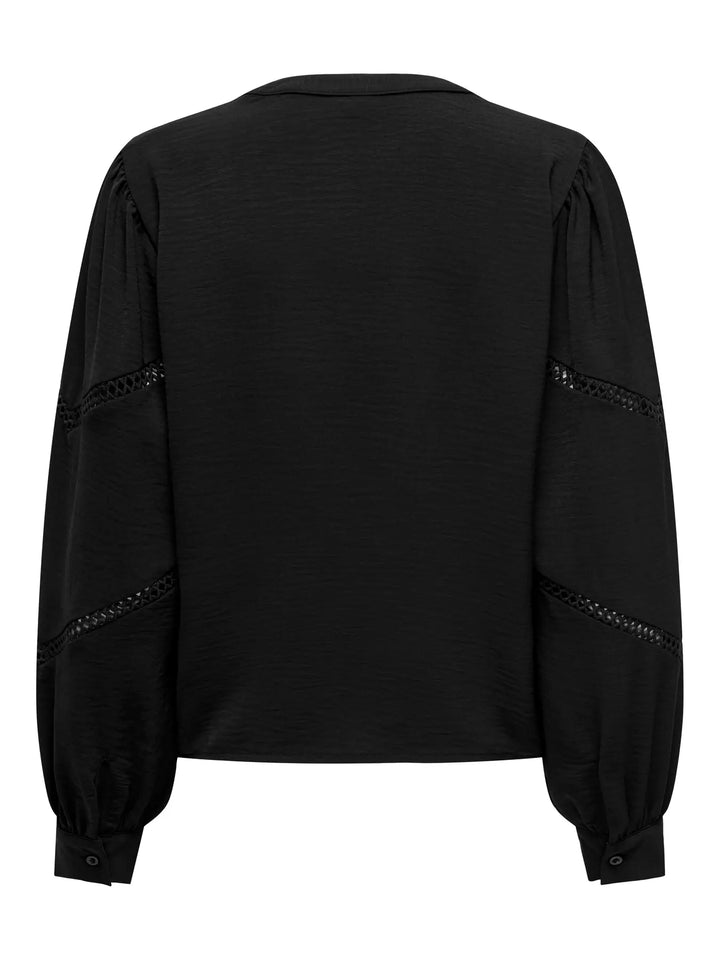 JDY Black Cut Out Sleeve Blouse