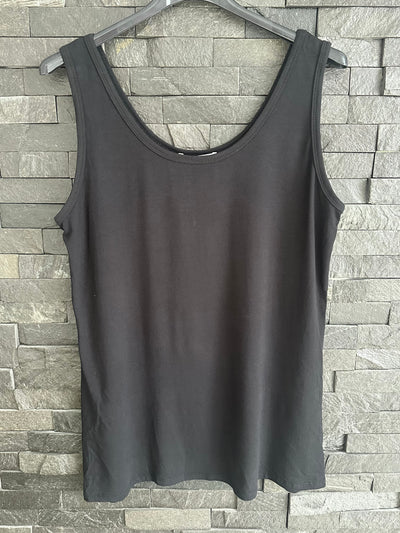 Black Basic Vest Top