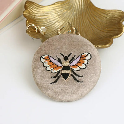 Golden Bee Compact Mirror