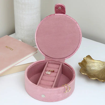 Dusky Pink Cranes Jewellery Box