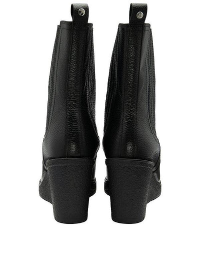 Ravel Black Leather Calvay Boots