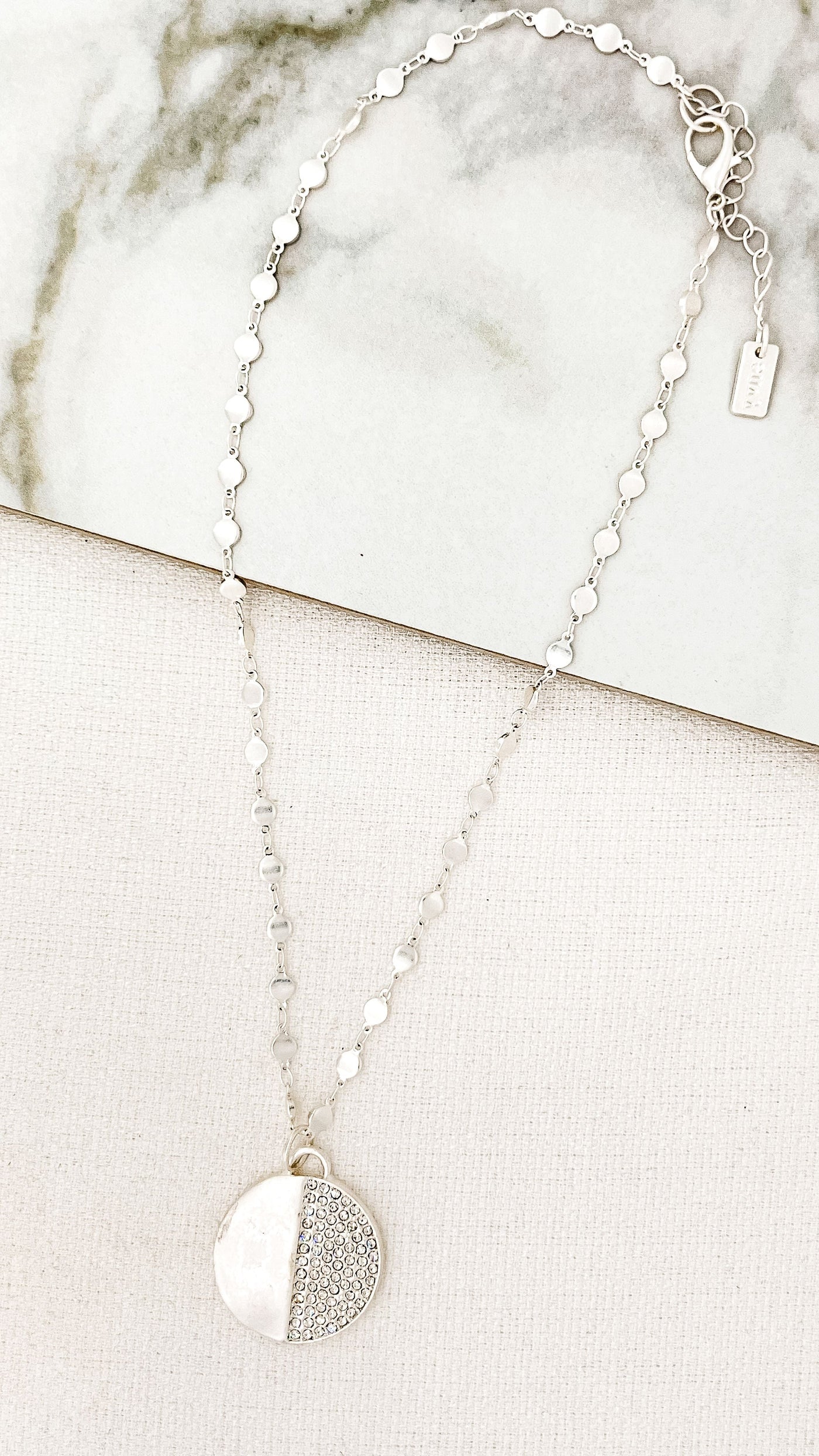 Diamante back drop on sale necklace