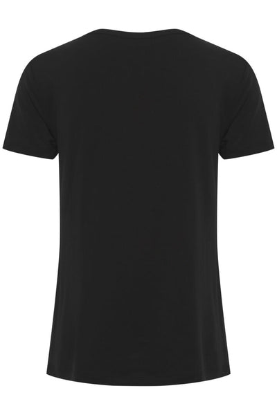 Byoung Black Rexima V Neck Top