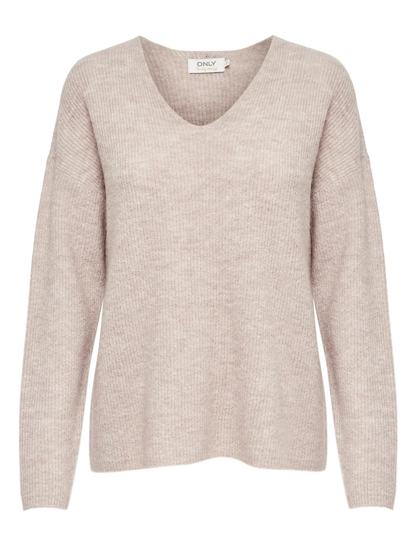 ONLY Stone Camilla V Neck Jumper
