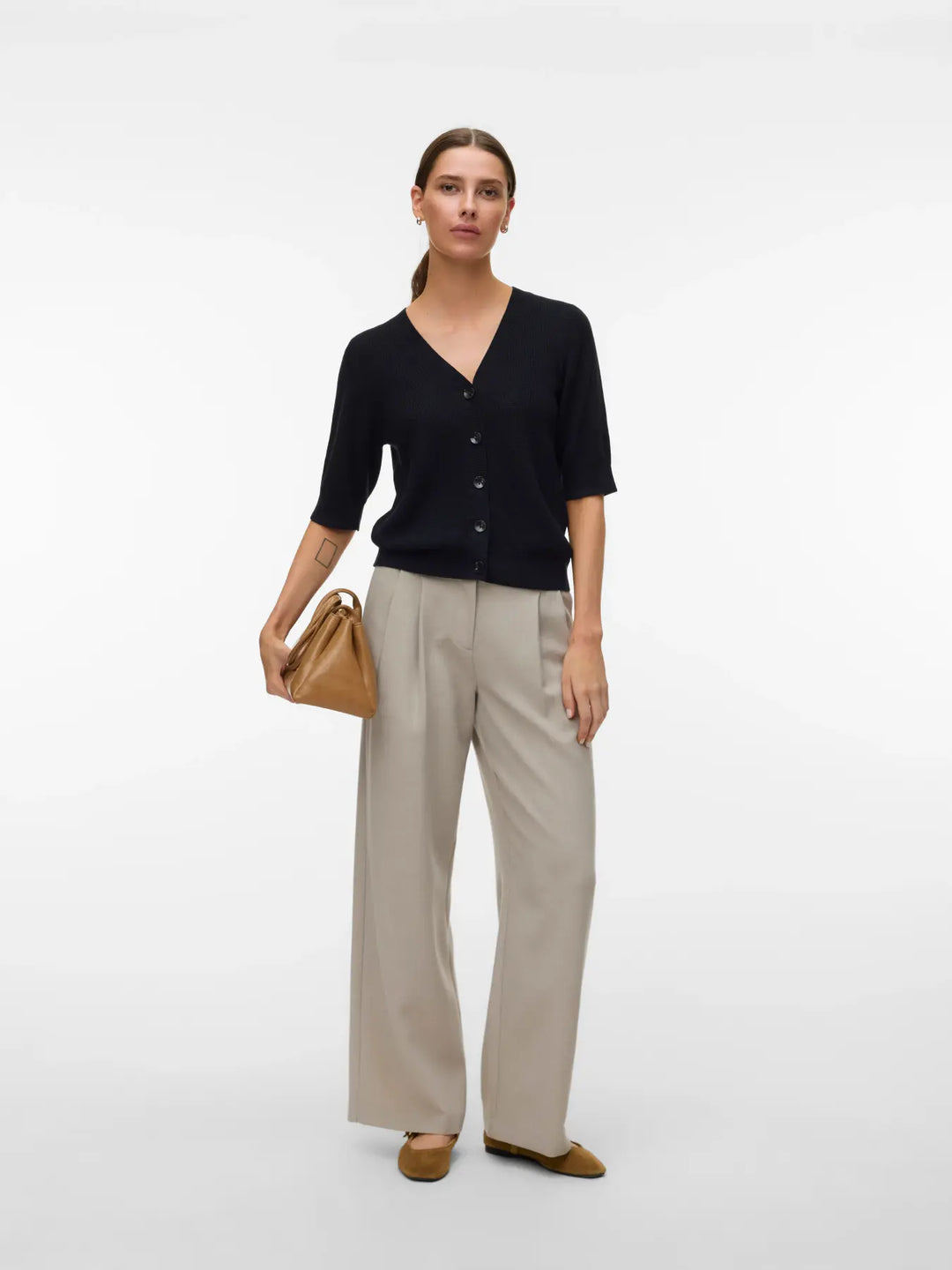 Vero Moda Black S/S Cardigan