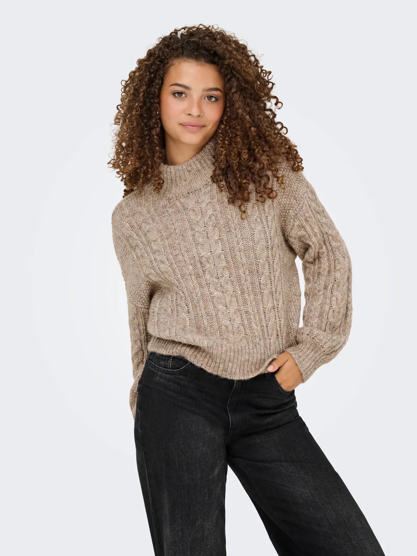 ONLY Chestnut Knit Ida Jumper