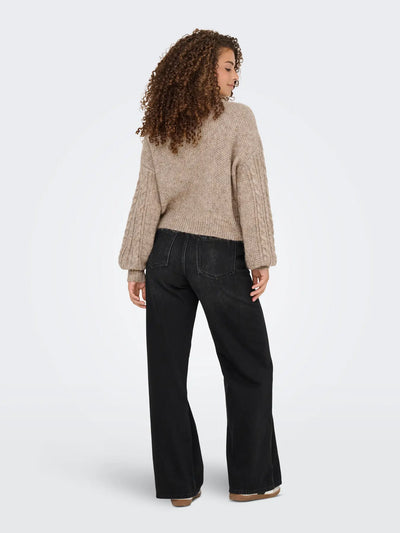 ONLY Chestnut Knit Ida Jumper