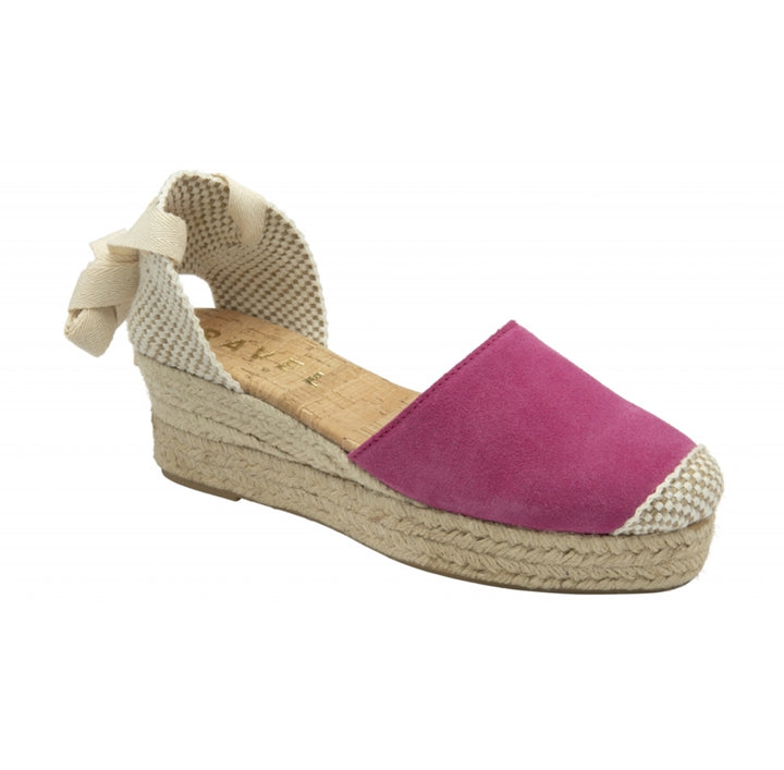 Pink Athea Espadrille Wedges