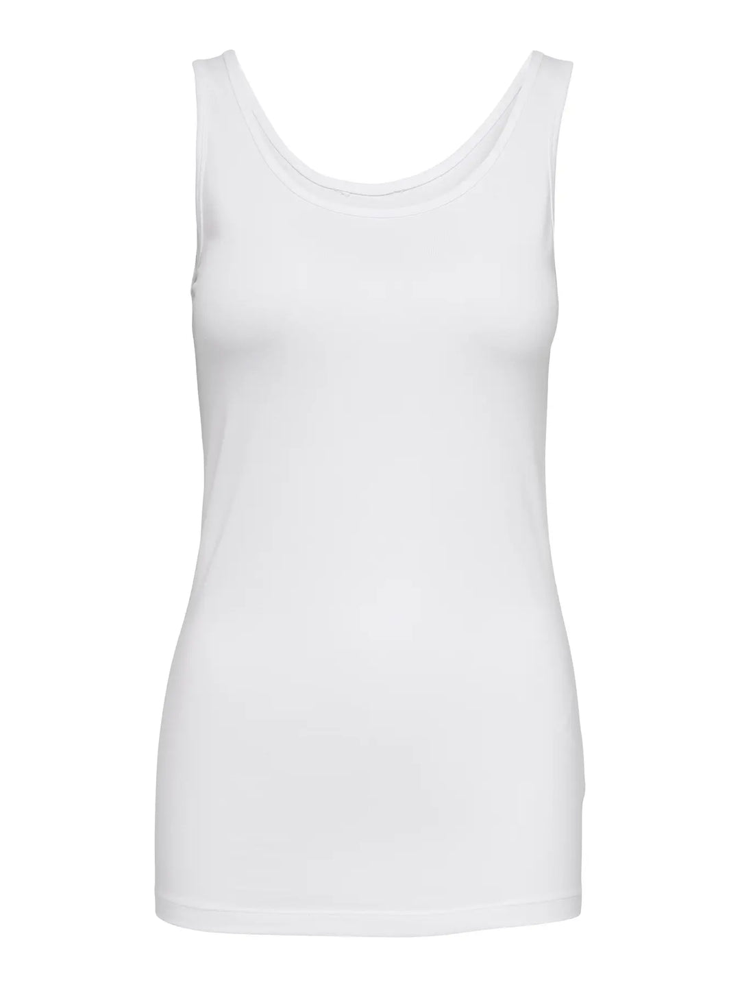 JDY White Ava Tank Top