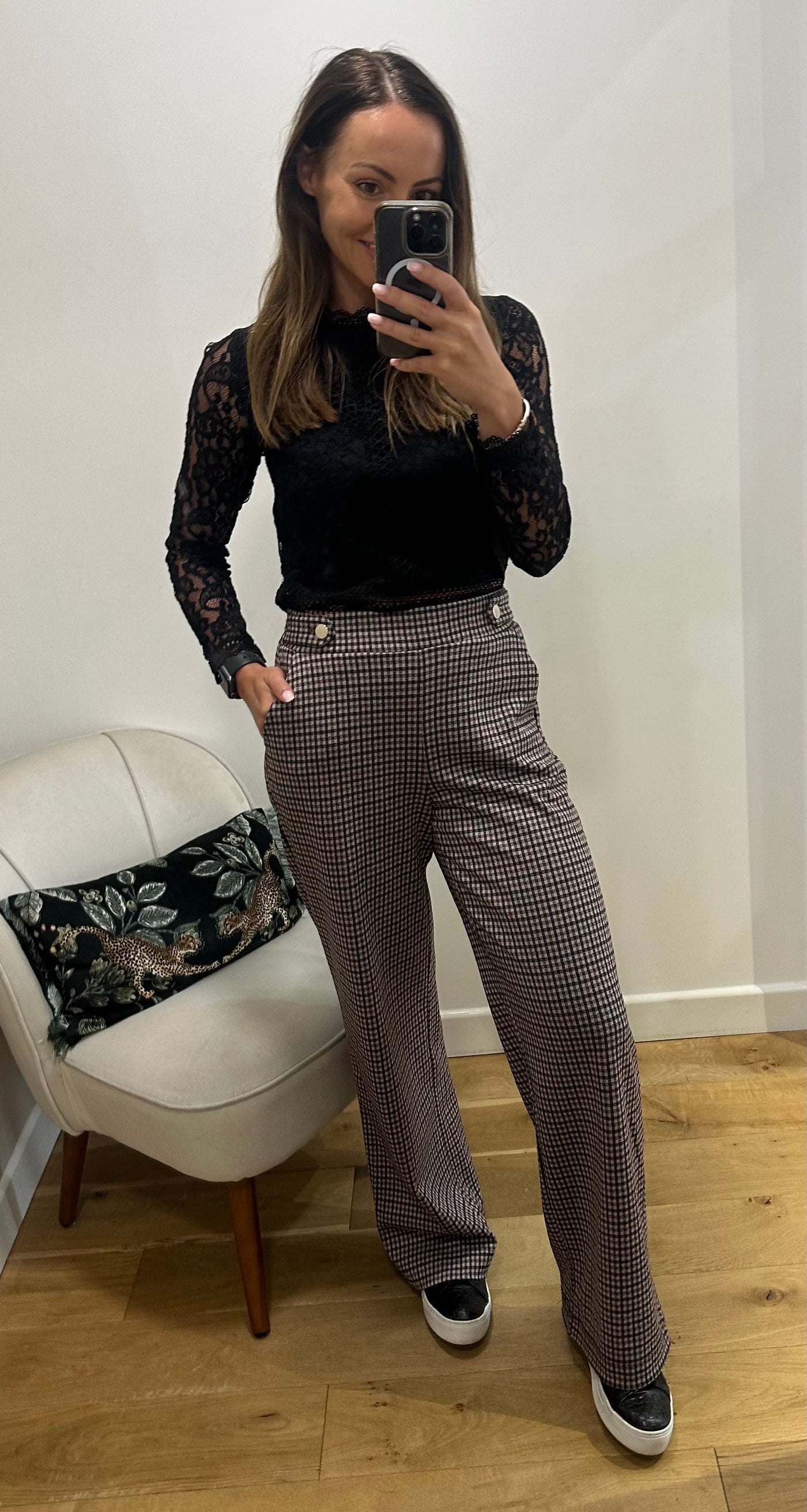 Byoung Port Check Rowan Pants