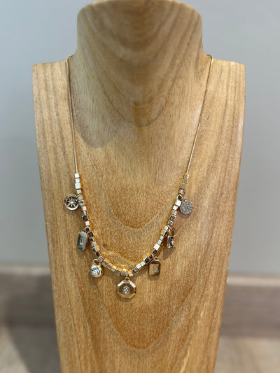 Gold Charm Necklace