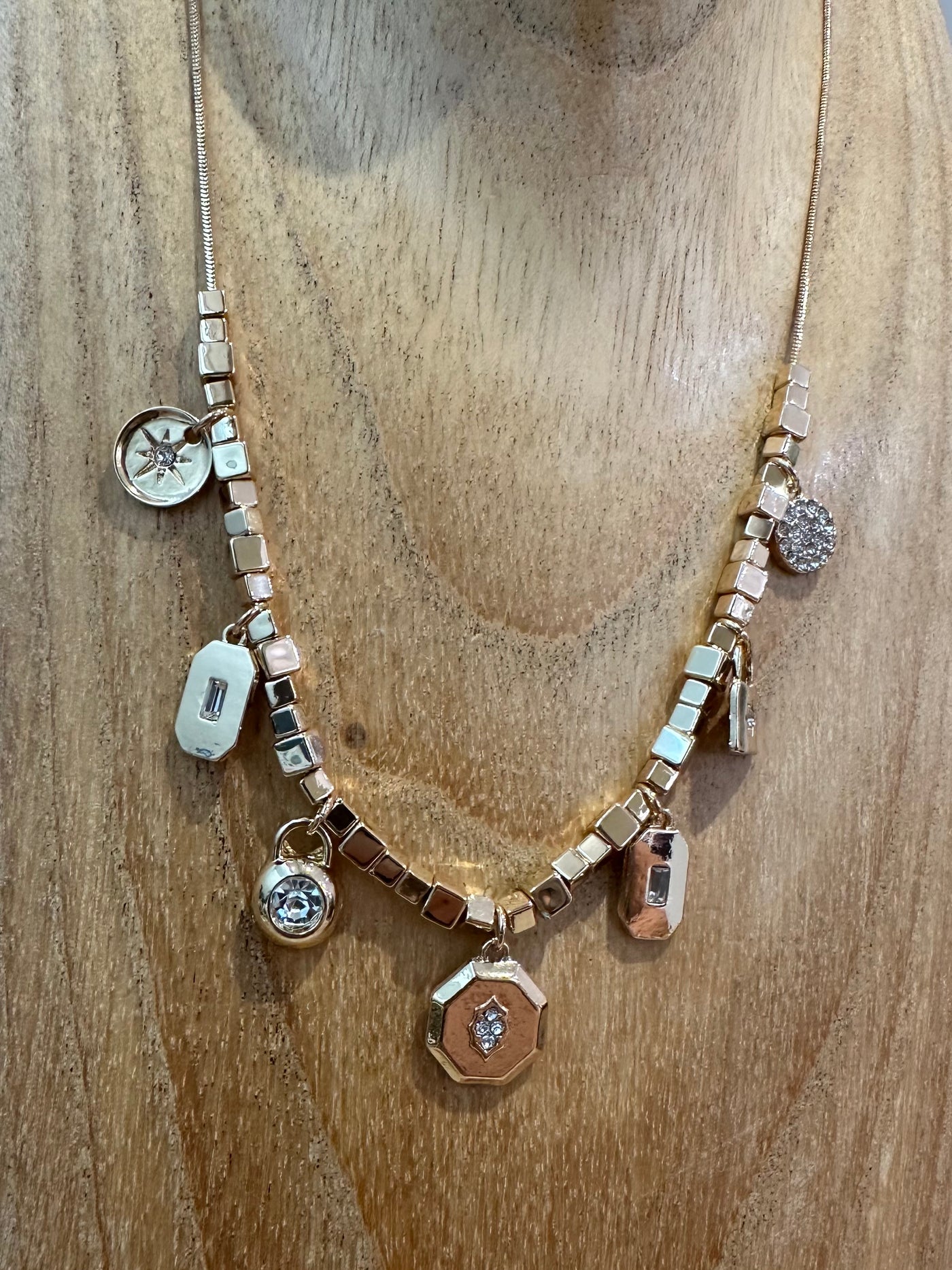 Gold Charm Necklace