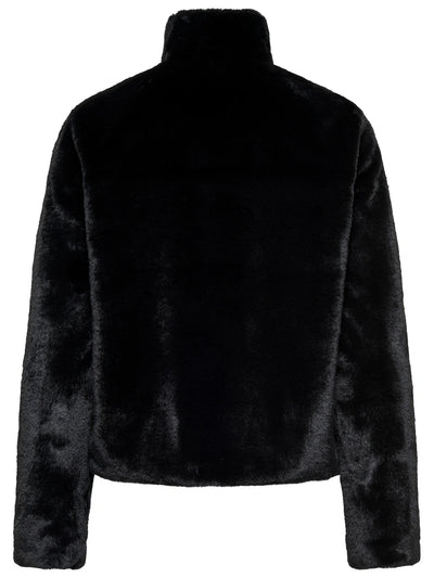 ONLY Black Faux Fur Jacket