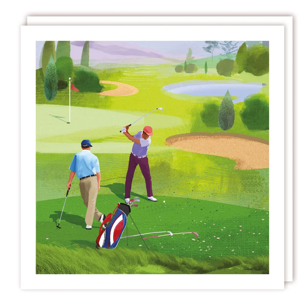 Golf Painting Card